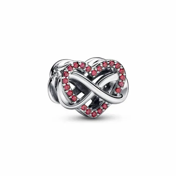 Family Infinity Red Heart Charm Nick T. Arnold Jewelers Owensboro, KY