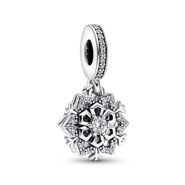 Sparkling Snowflake Double Dangle Charm Nick T. Arnold Jewelers Owensboro, KY
