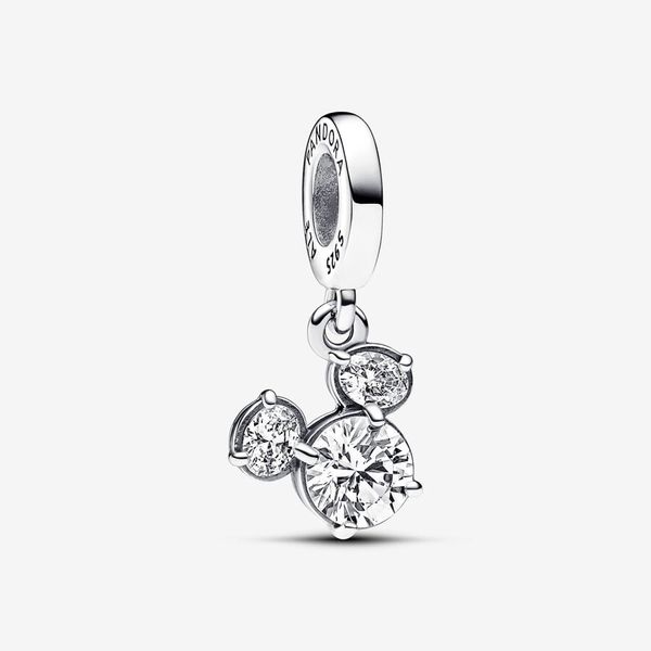 Disney Mickey Sparkling Head Silhouette Dangle Charm Nick T. Arnold Jewelers Owensboro, KY