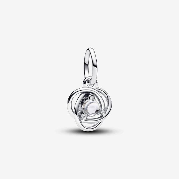 April Clear Eternity Circle Dangle Charm Nick T. Arnold Jewelers Owensboro, KY