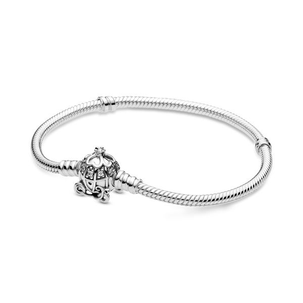 Disney Cinderella Pumpkin Clasp Pandora Moments Bracelet - Size 19 Nick T. Arnold Jewelers Owensboro, KY