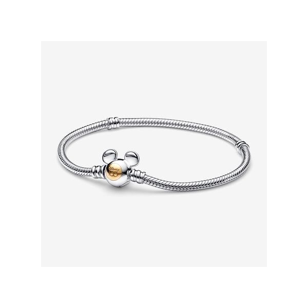 Pandora Disney 100 Moments Snake Chain Bracelet Size 18 Nick T