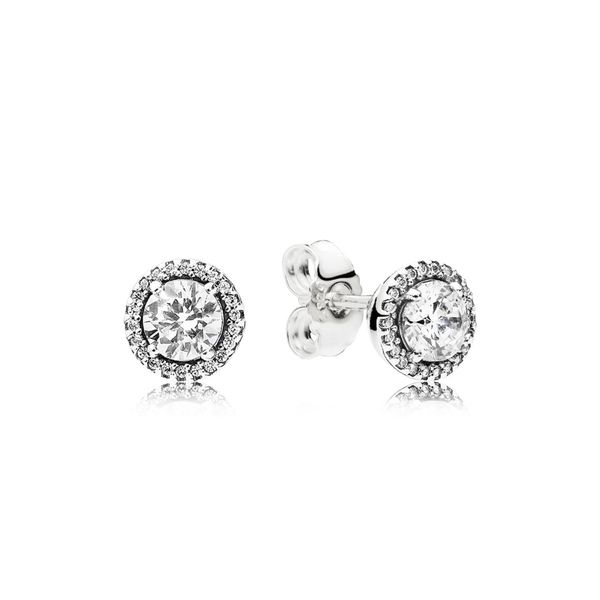Round Sparkle Stud Earrings Nick T. Arnold Jewelers Owensboro, KY