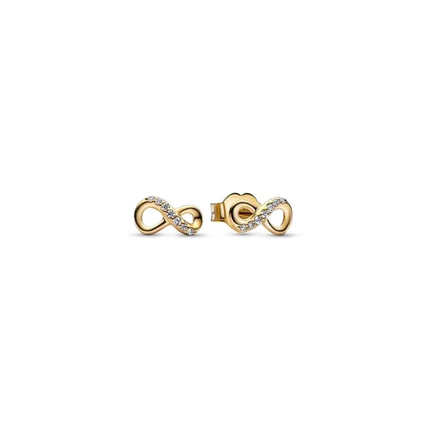 Sparkling Infinity Stud Earrings Nick T. Arnold Jewelers Owensboro, KY