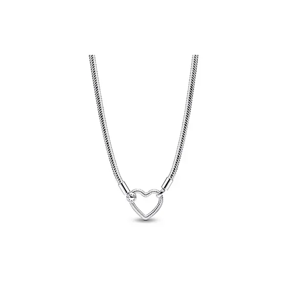 Heart Closure Snake Chain Necklace Nick T. Arnold Jewelers Owensboro, KY