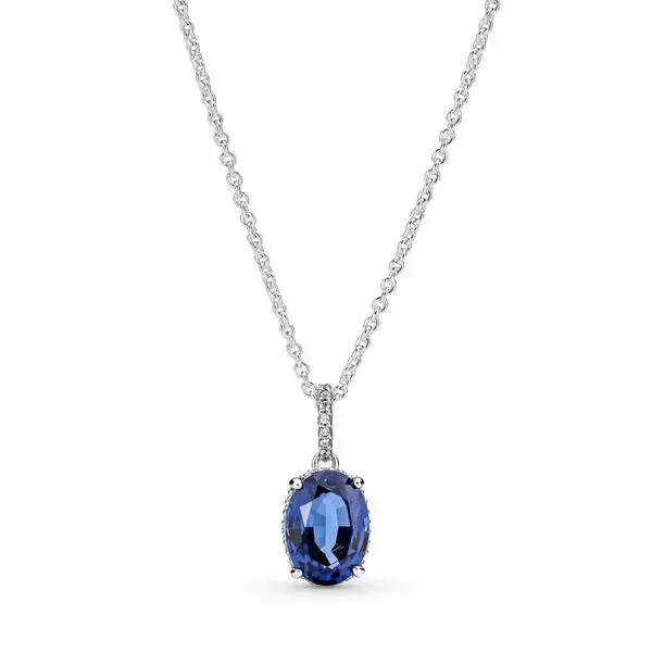 Sparkling Statement Halo Pendant Necklace Nick T. Arnold Jewelers Owensboro, KY