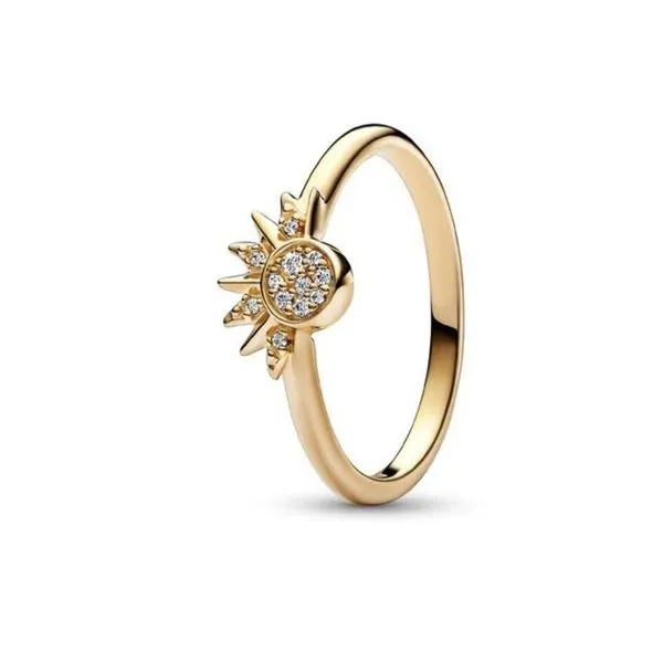 Celestial Sparkling Sun Ring - Size 52 / US 6 Nick T. Arnold Jewelers Owensboro, KY