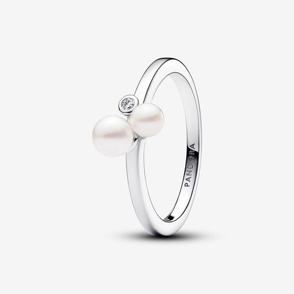 Duo Treated Freshwater Cultured Pearls Ring - Size 52 / US 6 Nick T. Arnold Jewelers Owensboro, KY