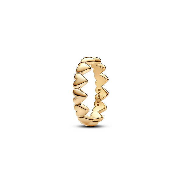 Row of Hearts Ring - Size 54 / US 7 Nick T. Arnold Jewelers Owensboro, KY