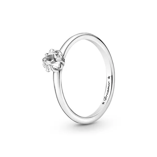 Celestial Sparkling Star Solitaire Ring - Size 52 / US 6 Nick T. Arnold Jewelers Owensboro, KY