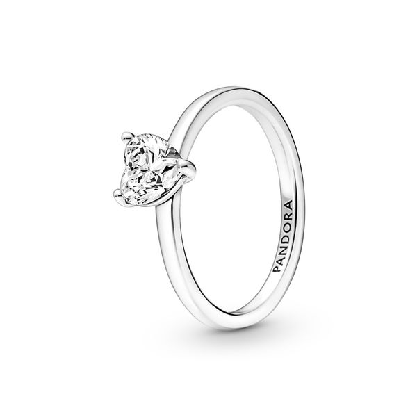 Sparkling Heart Solitaire Ring - Size 54 / US 7 Nick T. Arnold Jewelers Owensboro, KY