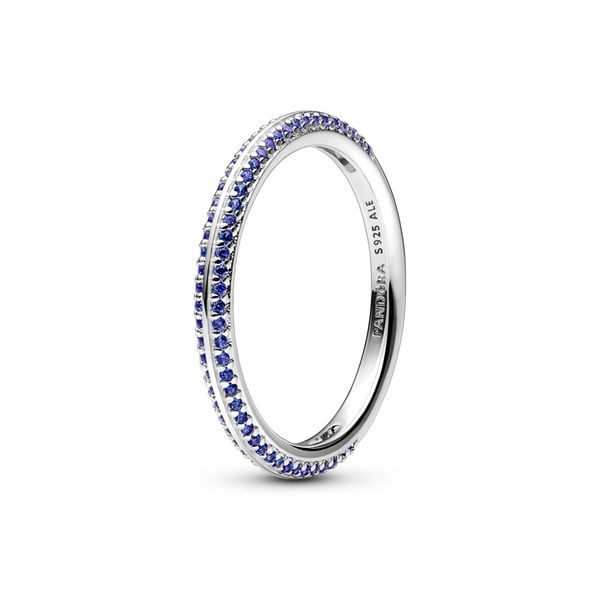 Pandora ME Blue Pave Ring - Size 54 / US 7 Nick T. Arnold Jewelers Owensboro, KY