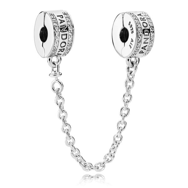 Pandora Logo Safety Chain Clip Charm Nick T. Arnold Jewelers Owensboro, KY
