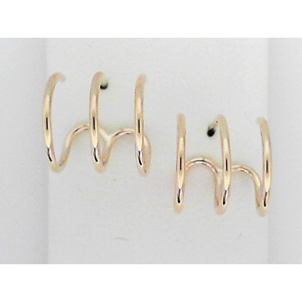 Gold Earrings Image 2 Sterling Jewelers Wethersfield, CT
