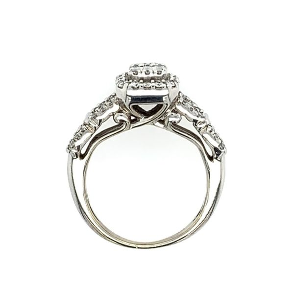 Diamond Cluster Engagement Ring Image 2 Simones Jewelry, LLC Shrewsbury, NJ
