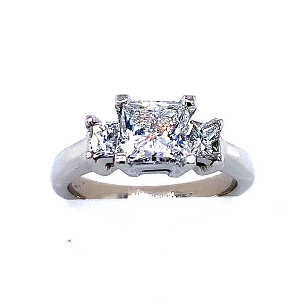 Platinum Diamond Engagement Ring Image 2 Simones Jewelry, LLC Shrewsbury, NJ