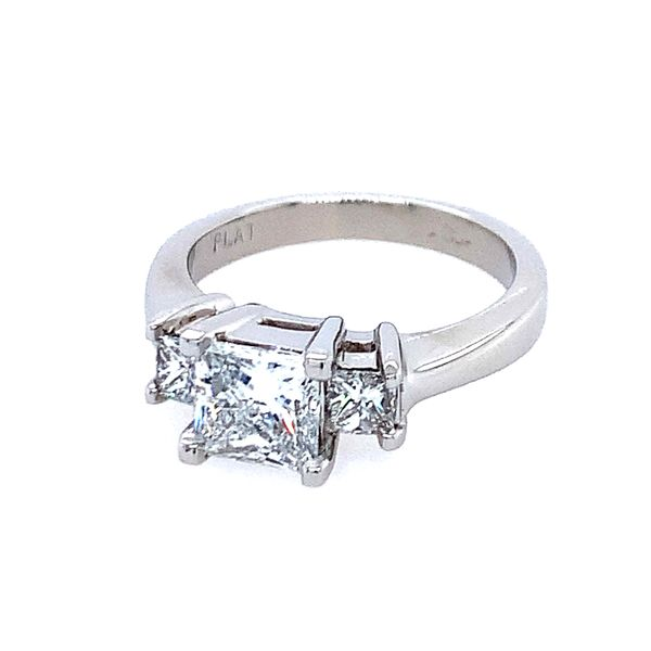 Platinum Diamond Engagement Ring Image 3 Simones Jewelry, LLC Shrewsbury, NJ