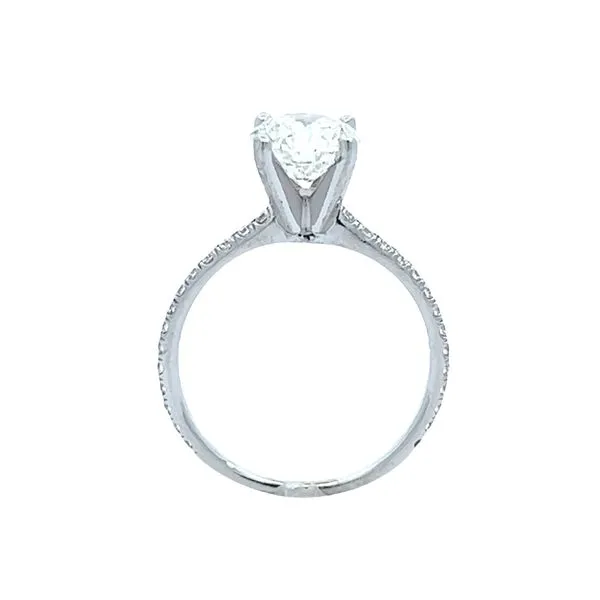 White Gold Diamond Engagement Ring Image 4 Simones Jewelry, LLC Shrewsbury, NJ