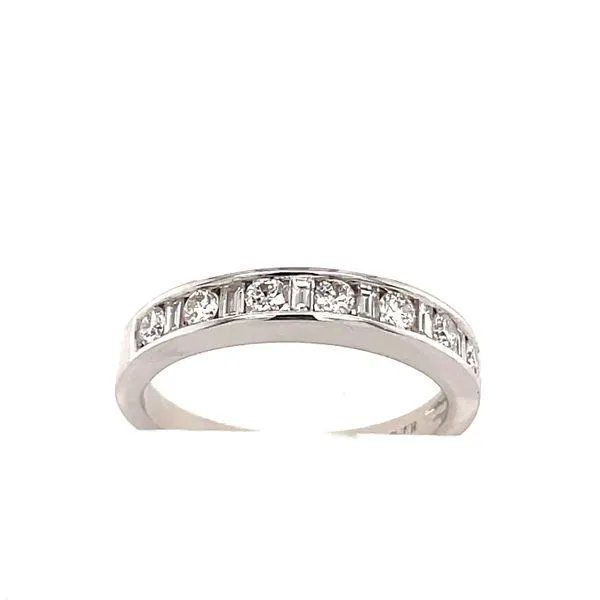 White Gold Channel Set Diamond Band Simones Jewelry, LLC Shrewsbury, NJ