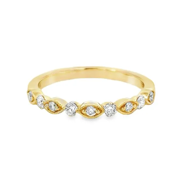 Diamond Milgrain Pinched Band Simones Jewelry, LLC Shrewsbury, NJ
