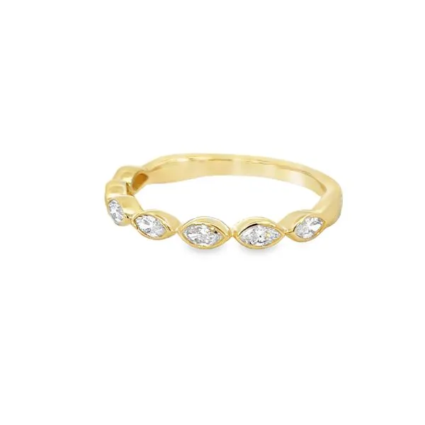 Marquise Bezel Set Diamond Band Image 3 Simones Jewelry, LLC Shrewsbury, NJ