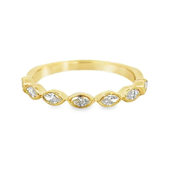 Marquise Bezel Set Diamond Band Simones Jewelry, LLC Shrewsbury, NJ