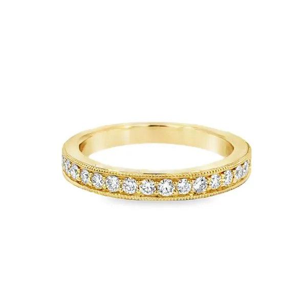 Diamond Milgrain Band Image 2 Simones Jewelry, LLC Shrewsbury, NJ