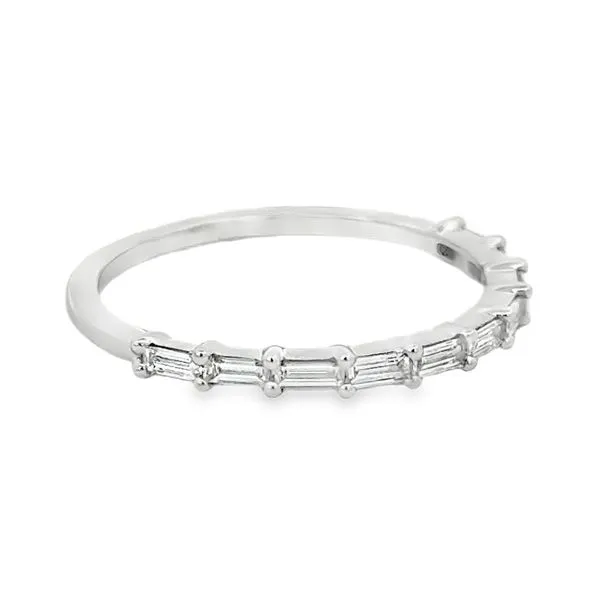 Baguette Diamond Band Image 3 Simones Jewelry, LLC Shrewsbury, NJ