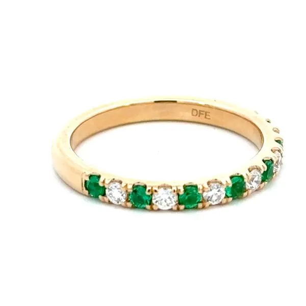 Diamond Emerald Band Image 3 Simones Jewelry, LLC Shrewsbury, NJ