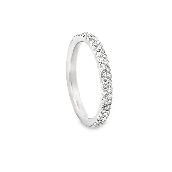 Platinum Diamond Eternity Semi Mount Simones Jewelry, LLC Shrewsbury, NJ