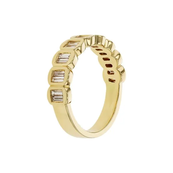 14K Yellow .40ct.tw Baguette Bezel Set Band Simones Jewelry, LLC Shrewsbury, NJ