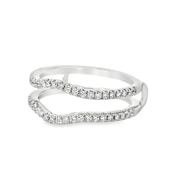 Diamond Curved Insert Band Image 3 Simones Jewelry, LLC Shrewsbury, NJ
