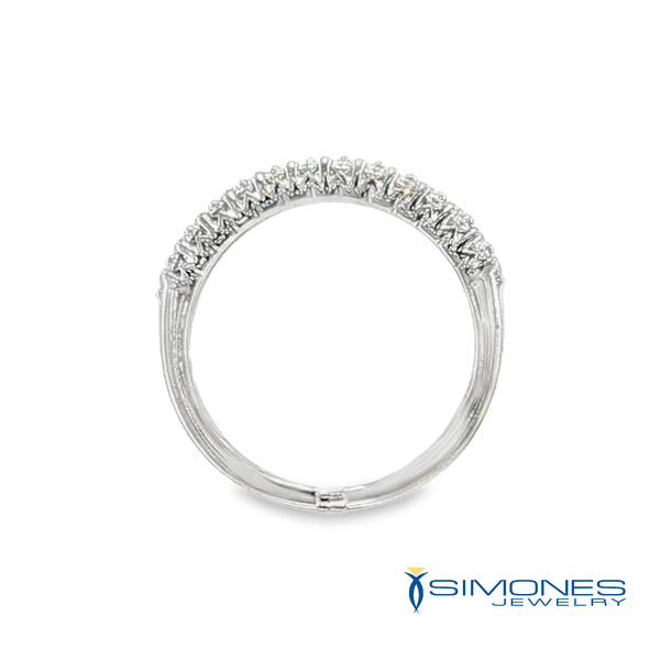 14K White .55ct.tw. Multi Diamond Band G VS2 Size 6.5 Image 2 Simones Jewelry, LLC Shrewsbury, NJ