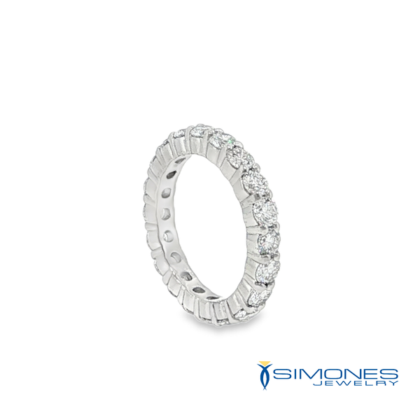 Platinum Diamond Eternity Band Simones Jewelry, LLC Shrewsbury, NJ
