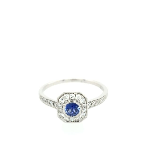 Sapphire & Diamond Ring Simones Jewelry, LLC Shrewsbury, NJ