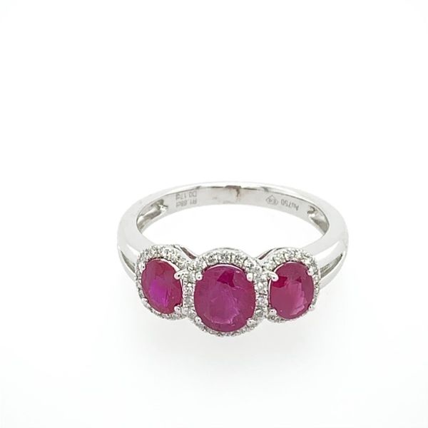 Ruby & Diamond Ring Simones Jewelry, LLC Shrewsbury, NJ