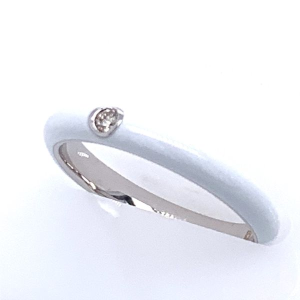 Enamel & Diamond Ring Image 2 Simones Jewelry, LLC Shrewsbury, NJ
