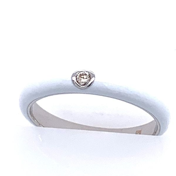 Enamel & Diamond Ring Simones Jewelry, LLC Shrewsbury, NJ