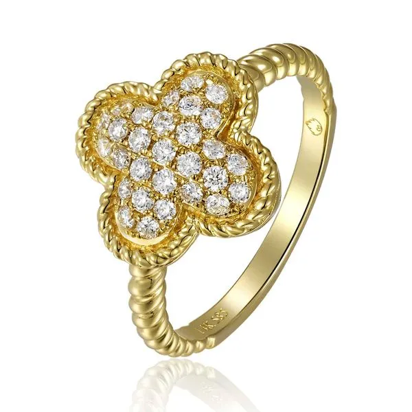 Diamond Clover Ring Simones Jewelry, LLC Shrewsbury, NJ