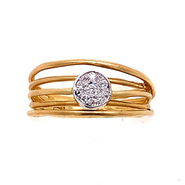 Gold Multi Band Diamond Ring Simones Jewelry, LLC Shrewsbury, NJ