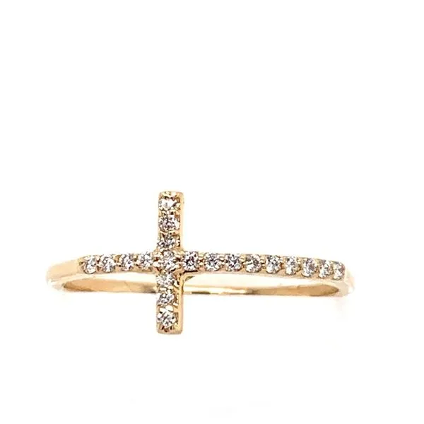 Diamond Cross Ring Simones Jewelry, LLC Shrewsbury, NJ