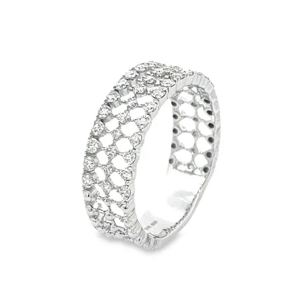 White Gold Diamond Band Simones Jewelry, LLC Shrewsbury, NJ