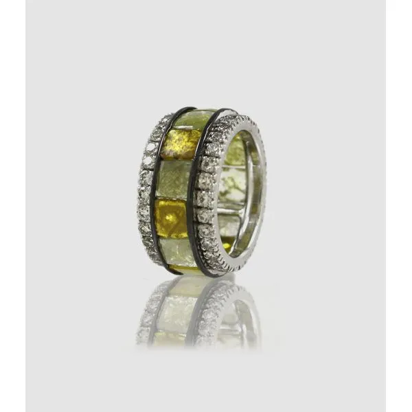 Diamond Slice Eternity Wide Band Simones Jewelry, LLC Shrewsbury, NJ