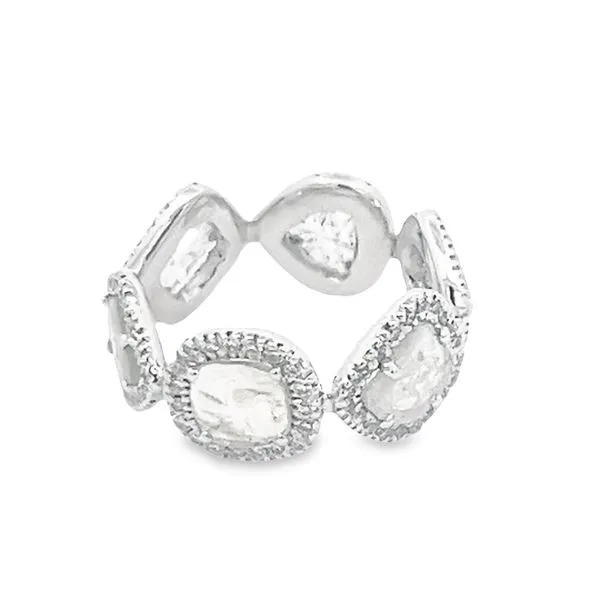 Grey Diamond Slice Eternity Image 2 Simones Jewelry, LLC Shrewsbury, NJ