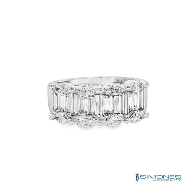 18K White Diamond Ring Simones Jewelry, LLC Shrewsbury, NJ