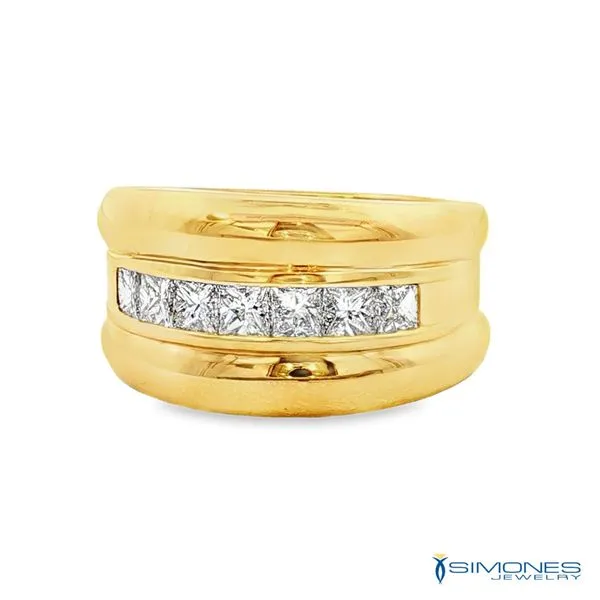 18K Yellow Diamond Ring Image 3 Simones Jewelry, LLC Shrewsbury, NJ