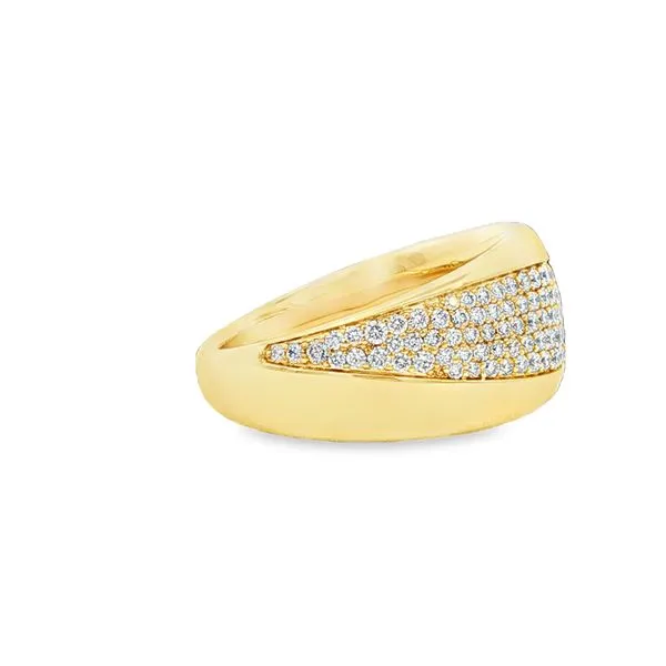 14K Yellow Diamond Ring Image 2 Simones Jewelry, LLC Shrewsbury, NJ