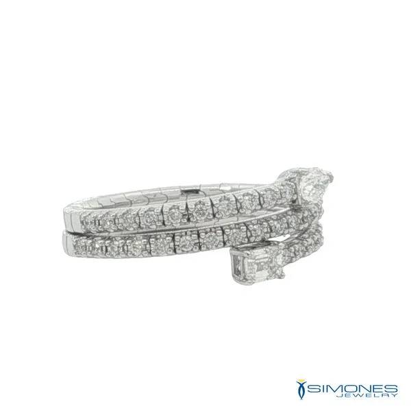 14K White Gold Diamond Ring Image 2 Simones Jewelry, LLC Shrewsbury, NJ