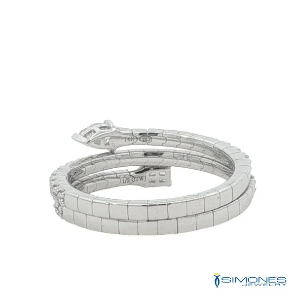 14K White Gold Diamond Ring Image 3 Simones Jewelry, LLC Shrewsbury, NJ