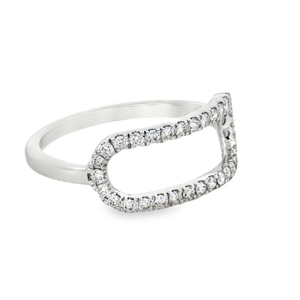 14K White Diamond  Ring Image 2 Simones Jewelry, LLC Shrewsbury, NJ